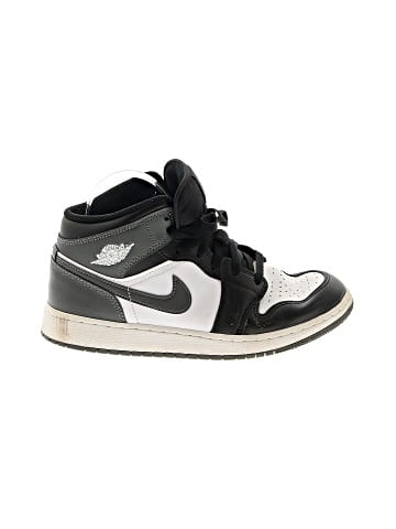 Air Jordan Black White Iron Grey Sneakers (view 1)
