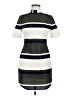 JOA Stripes Green Casual Dress Size M - photo 1