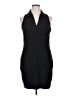 Express Solid Black Cocktail Dress Size XL - photo 1