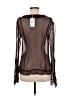 MNG Black Long Sleeve Blouse Size 6 - photo 2