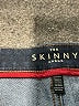 White House Black Market Chevron-herringbone Blue Jeans Size 8 - photo 7