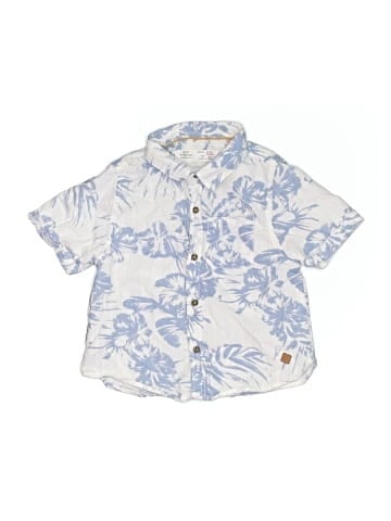 Zara Baby Short Sleeve Button-Down Shirt (view 1)