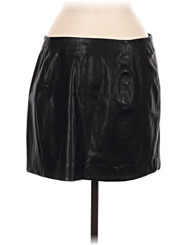 Rag & Bone Faux Leather Skirt (view 2)