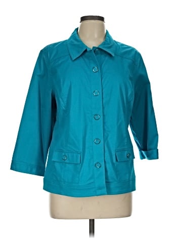 Christopher & Banks Raincoat (view 1)