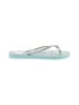 Havaianas Teal White Flip Flops Size 9 - photo 1