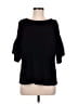 Olivia Moon Black 3/4 Sleeve Top Size M - photo 1