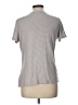 Lands' End 100% Cotton Stripes Gray Active T-Shirt Size L - photo 2