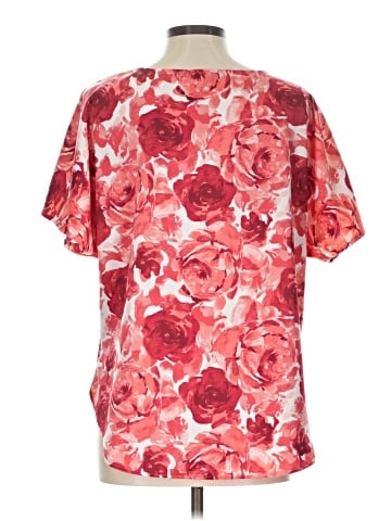 Anne Klein Short Sleeve Blouse (view 2)