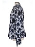 Farinaz Taghavi 100% Polyester Animal Print Blue Long Sleeve Blouse Size 16 - photo 5