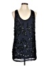Stella McCartney Black Blue Sleeveless Blouse Size EU (IT) 46 / US 10 - photo 1