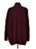 J.Jill 100% Polyester Burgundy Turtleneck Sweater Size L (tall) - photo 2