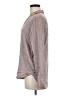 H&M Metallic Gray Long Sleeve Blouse Size M - photo 5