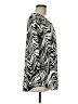Ruby Rd. Animal Print Ivory 3/4 Sleeve Blouse Size M - photo 4