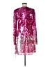 Mac Duggal 100% Polyester Pink Cocktail Dress Size M - photo 2