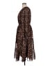 Arula 100% Polyester Paisley Brown Casual Dress Size 1X (estimated) - photo 5