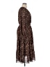 Arula 100% Polyester Paisley Brown Casual Dress Size 1X (estimated) - photo 4