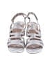 Naturalizer Metallic Silver Sandals Size 6 - photo 2