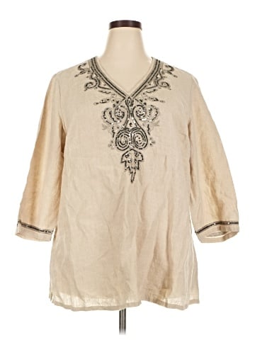 Charter Club 3/4 Sleeve Blouse (view 1)