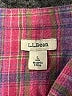 L.L.Bean 100% Cotton Plaid Pink Long Sleeve Button-Down Shirt Size L - photo 7