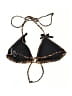Miss Selfridge Animal Print Brown Swimsuit Top Size 4 - photo 2