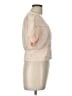 Astr 100% Viscose Ivory Short Sleeve Blouse Size L - photo 4