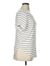 Halogen Stripes White Ivory Short Sleeve T-Shirt Size XL - photo 4