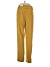 Express 100% Polyester Solid Gold Casual Pants Size 2 - photo 2