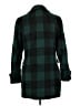 Allegra K 100% Polyester Plaid Green Coat Size L - photo 2
