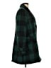 Allegra K 100% Polyester Plaid Green Coat Size L - photo 4