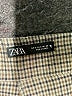 Zara Houndstooth Gray Casual Pants Size S - photo 7