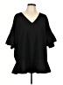 Valentino Black 3/4 Sleeve Blouse Size L - photo 1