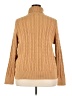 St. John's Bay Tan Turtleneck Sweater Size 3X - photo 2