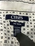 Chaps 100% Cotton Polka Dots Ivory Long Sleeve Button-Down Shirt Size XL - photo 7
