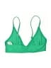 Wild Fable Solid Green Swimsuit Top Size M - photo 2