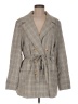 Free People Checkered-gingham Gray Coat Size M - photo 1
