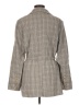 Free People Checkered-gingham Gray Coat Size M - photo 2