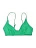 Wild Fable Solid Green Swimsuit Top Size M - photo 1