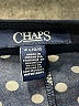 Chaps Polka Dots Blue Casual Dress Size L (petite) - photo 7