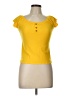 No Comment Yellow Short Sleeve Top Size L - photo 1