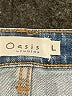 oasis Blue Denim Shorts Size L - photo 3