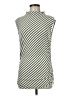 Halogen Stripes Silver Casual Dress Size M - photo 1