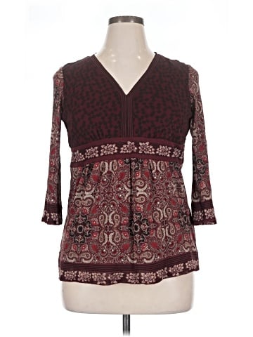 Axcess 3/4 Sleeve Blouse (view 1)