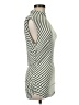 Halogen Stripes Silver Casual Dress Size M - photo 4