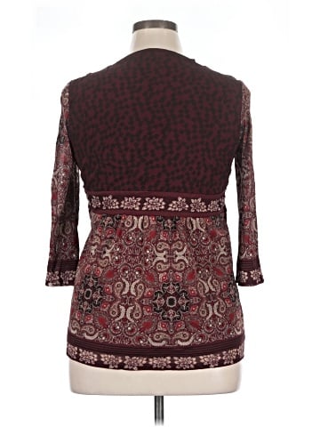 Axcess 3/4 Sleeve Blouse (view 2)