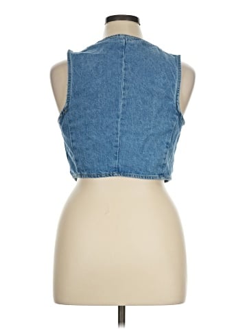 Zara Denim Vest (view 2)