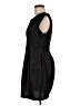 Forever 21 100% Polyester Metallic Black Cocktail Dress Size L - photo 5