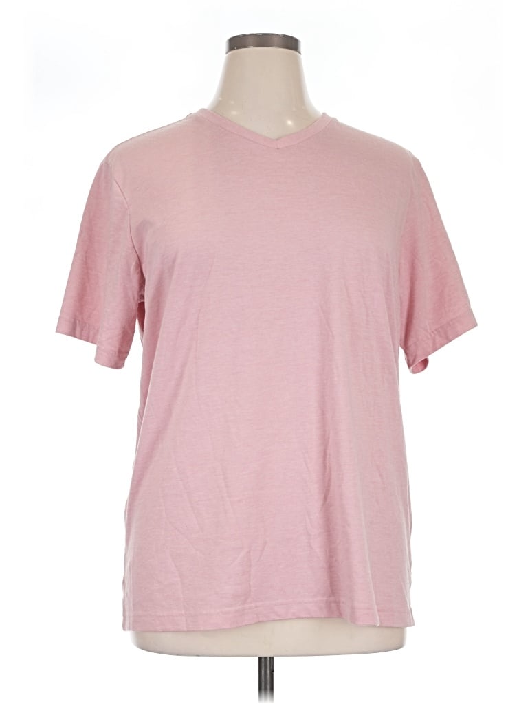 Pre-owned George Short Sleeve T-shirt In Pink