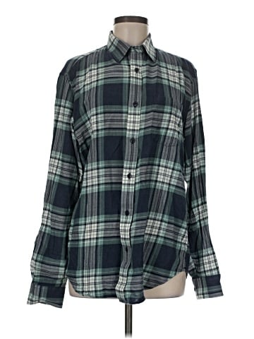 Banana Republic Factory Store Long Sleeve Button-Down Shirt (view 1)