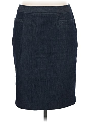 Halogen Denim Skirt (view 1)