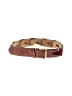 Moschino 100% Leather Brown Leather Belt Size EU (IT) 38 - photo 1